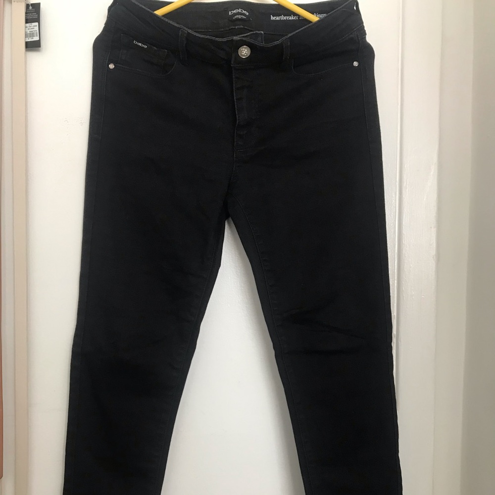Black Bebe skinny jeans